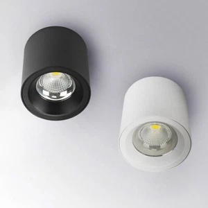 Downlight empotrado LED 12W/20W/30W, negro o blanco, lámpara LED Market Surface - Imagen 1 de 19