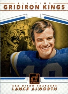 2017 Donruss All-Time Gridiron Kings LANCE ALWORTH #40 SAN DIEGO CHARGERS 🏈 - Picture 1 of 2
