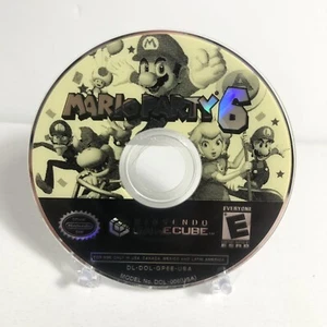 Mario Party 6 (Gamecube) DISC ONLY Loose - Tested - WORN But Working - Picture 1 of 4