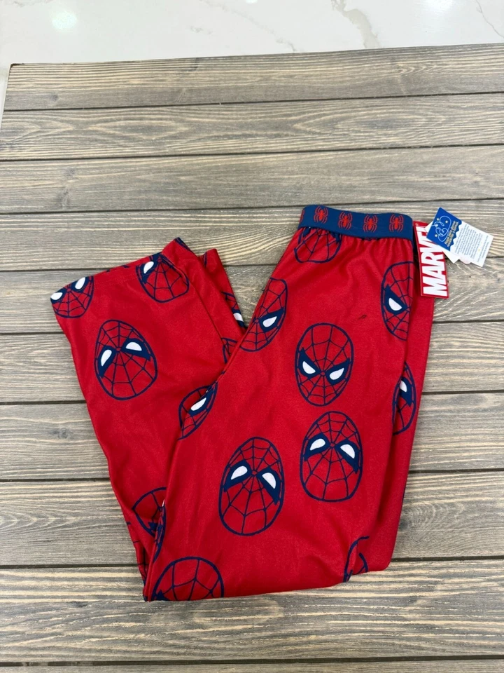Marvel Kids Flame Resistant Spider-Man Pajama Pants Size 10 Red & Blue - Image 1 of 4