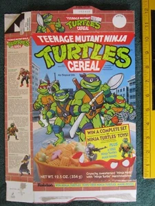 MT RALSTON Müslischachtel 1990 TEENAGE MUTANT NINJA TURTLES Z108-39 - Bild 1 von 2