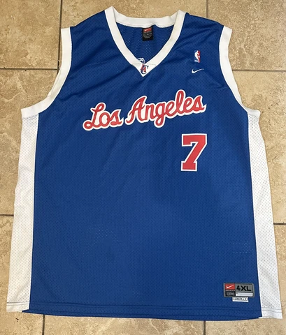 Lamar Odom Jersey Los Angeles Clippers Nike Team Jersey Size 4XL Length +2 Cover