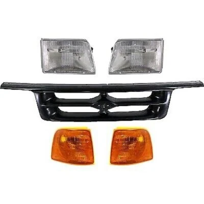 New For 1995-1997 Ford Ranger Headlight Kit Set of 5pcs - Imagem 1 de 4