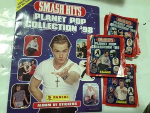 Album PANINI SMASH HITS 98 MORE 100 ENVELOPES STICKERS  FROM ARGENTINA