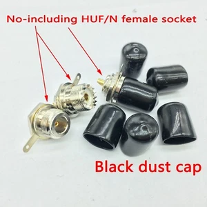 200PCS Black Φ16mm Protective Plastic Cover Dust Cap for N/UHF Female Connector - Picture 1 of 6