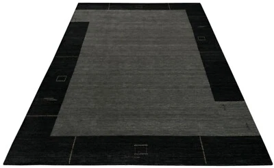 Teppich 100% Wolle Grünlich Grauer Handgewebt Orient Gabbeh 247x300 cm WR111 - Bild 1 von 4