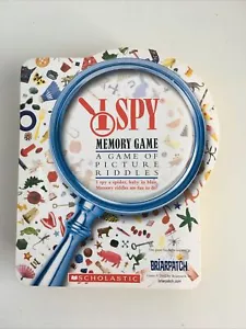 Scholastic I Spy Memory Game Picture Riddles 2002 Card Game Briarpatch - Picture 1 of 5