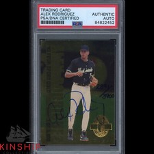 Alex Rodriguez signed 1993 Classic Four Sport Card PSA DNA Slabbed Auto C1733