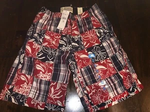 Neu mit Etikett Kinder Place Jungen kariert adrette Patchwork Madras verstellbare Taille Shorts Gr. 5 - Bild 1 von 4