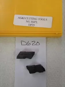 10 NUOVI INSERTI IN CARBURO DI PRIMA TACCA AGI-VR/WESSON NG 3047L. GRADO DP25. {D620} - Foto 1 di 2