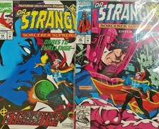 1992 "Dr. Strange" Comics Lot:(Infinity War Crossover)(Galactus)(3 Comics BV$20)