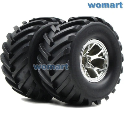 2 Stück RC 2.2 Offroad Sand Mud Reifen Tires 2.2 Felge Für RC Crawler Turck - Bild 1 von 4