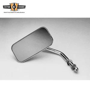 Espejo retrovisor rectangular cromado de 2” x 4-1/4” apto para modelos Harley a izquierda o derecha - Imagen 1 de 1