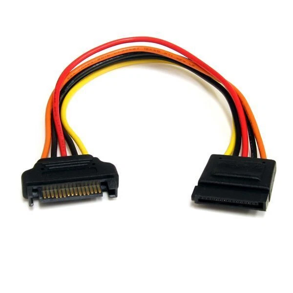 StarTech SATAPOWEXT8 8" 8in 15 PIN SATA Power Extension Internal Cable MF - Image 1 of 4