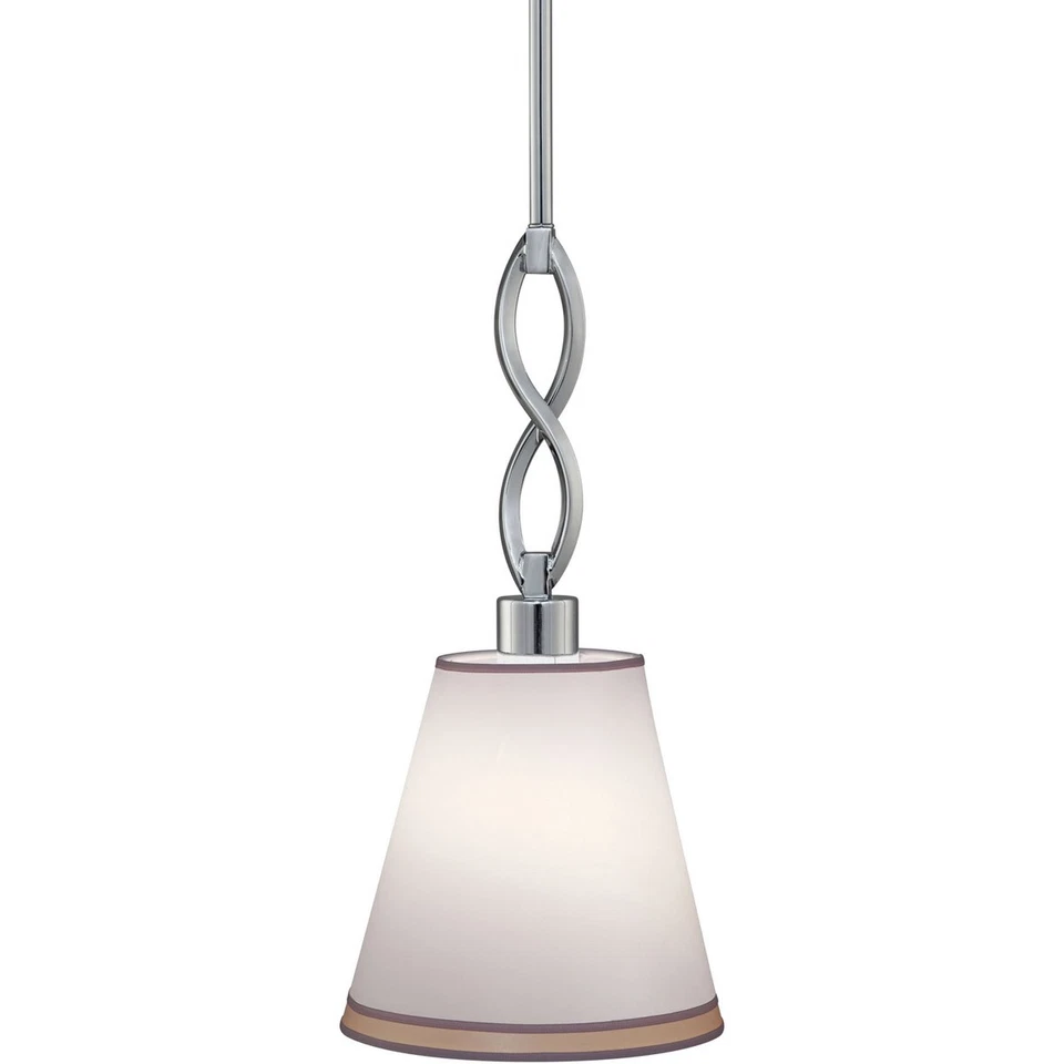 Forte Lighting 7032-01-05 Domo 1 Light 8 inch Chrome Mini Pendant Ceiling Light - Image 1 of 1