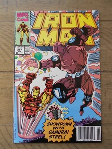 IRON MAN #257 Marvel Comics Original 1st Series 1990's VF/VF+ nice book! - Picture 1 of 3