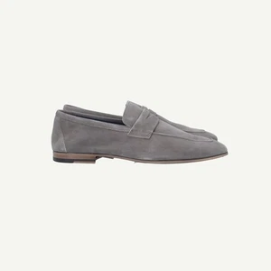 Dune London Mens Grey Suede Low Loafer Shoes - Picture 1 of 1
