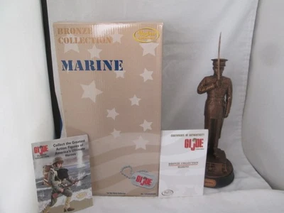 RARO Hasbro GI Joe Colección Bronce Estatua Marina Vestido Uniforme Edición Limitada Certificado de Autenticidad Foto 1 de 4