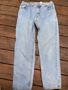 Levis 550 Womens Relaxed Fit Tapered Blue Mum Jean 14M 100% Cotton - Picture 1 of 6