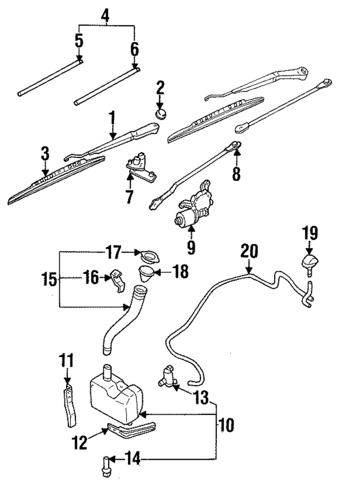 CONJUNTO DE CUCHILLAS genuino Nissan Value Advantage™ - limpiaparabrisas WS B8893-BT21PNW Foto 1 de 1