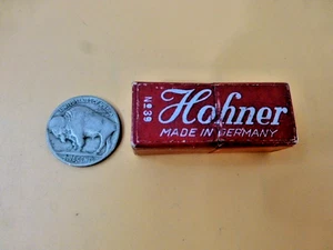 Vintage HOHNER No. 39 Little Lady Mini Mundharmonika im Originalkarton Made in Germany - Bild 1 von 9