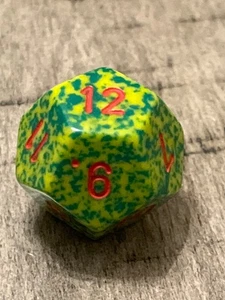 CHX LE254 OOP Chessex D12 Speckled MJ12 rpg d&d Würfel 112025@ - Bild 1 von 3