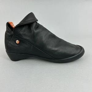 Softinos by Fly London Farah Black Soft Leather Ankle ZipUp Comfort Boots 36 UK3 - Bild 1 von 10