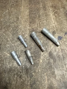 Antik selten VT Vermont Walzdose Metall Ahorn Sirup Baum Saft Wasserhähne Ausläufe Lot - Bild 1 von 14