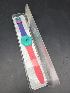 Swatch Uhr Shunbukin GG215 Unisex 34mm neue Batterie funktioniert - Bild 1 von 8