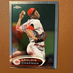 2012 Topps Chrome Refractor Aroldis Chapman #34 Cincinnati Reds - Picture 1 of 2
