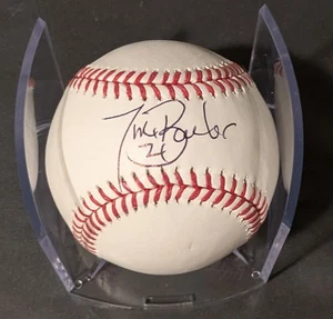 Tiki Barber Signed MLB Official Baseball New York Giants - Picture 1 of 2