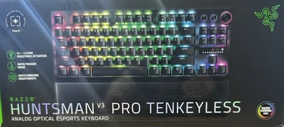Razer Huntsman V3 Pro Tenkeyless Analog Optical Esports Gaming Keyboard 6050937 - Image 1 of 3