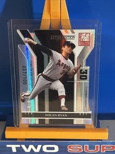 2004 Donruss Elite Extra Edition Die-Cut /100 NOLAN RYAN #207 CAL Nm-MT HOF SP - Picture 1 of 7