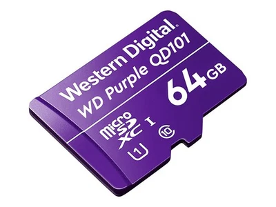 WD Purple SC QD101 64 GB MicroSDXC Classe 10 Class 1 (U1) WDD064G1P0C - Immagine 1 di 2