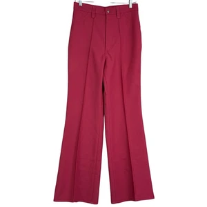 Vintage 1970er Lee Pink Flare Wide Leg Damen 30x32 High Waist Disco Union USA - Bild 1 von 10