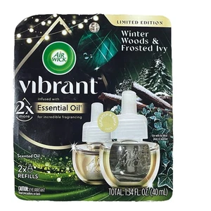 Air Wick Ricarica Olio Essenziale Vibrante, Legni Invernali ed Edera Smerigliata Confezione da 2 - Foto 1 di 2
