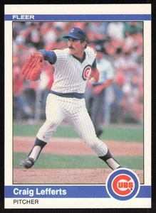 1984 Fleer #496 Craig Lefferts   - FREE SHIPPING - Picture 1 of 2