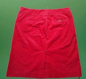 J. Crew Damen Rock rot Cord Größe 10 A-Linie, knielang, Baumwollmischung - Bild 1 von 6