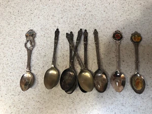 Wellington Charm Boot Souvenir Teaspoons + Portland Central School+ EPNS Apostle - Picture 1 of 5