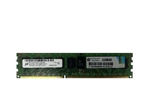 Micron 4 GB DDR3-1333 PC3-10600R MT18JSF51272PZ-1G4 CL9 1Rx4 ECC server RAM - Afbeelding 1 van 1