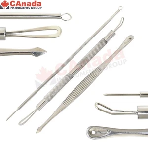 Professional Acne Removal Set Blackhead Pimple Blemish Comedone Extractors New - Picture 1 of 6