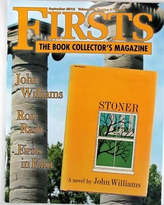 FIRSTS: BOOK COLLECTOR'S MAGAZINE 9/12 JOHN WILLIAMS-RON RASH-FIRSTS IN FILM - Imagen 1 de 1