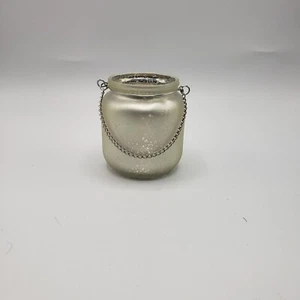Kate Aspen Tea Light Table Decoration Lantern Round, attached silver metal Chain - Picture 1 of 11