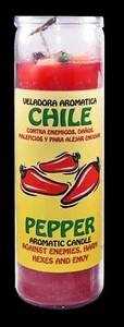 CANDLE COCKTAIL VELADORA CHILE PEPPER RED/ ROJA AROMATICA - Picture 1 of 1