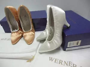 Werner Kern Italian Ballroom Shoes Laura 2" heel TWO colors great comfort - Picture 1 of 7