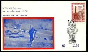CHILE, TOURIST YEAR 1972, FDC, YEAR 1972 - Picture 1 of 1