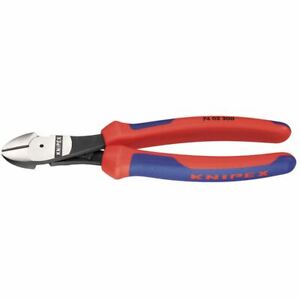 Knipex 200mm High Leverage Diagonal Side Cutter With Comfort Grip Handles 88145
