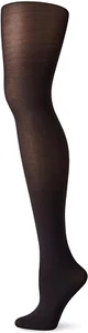 Hue Womens 248485 Sheer To Waist Opaque Tights Black Size 2 - Picture 1 of 2
