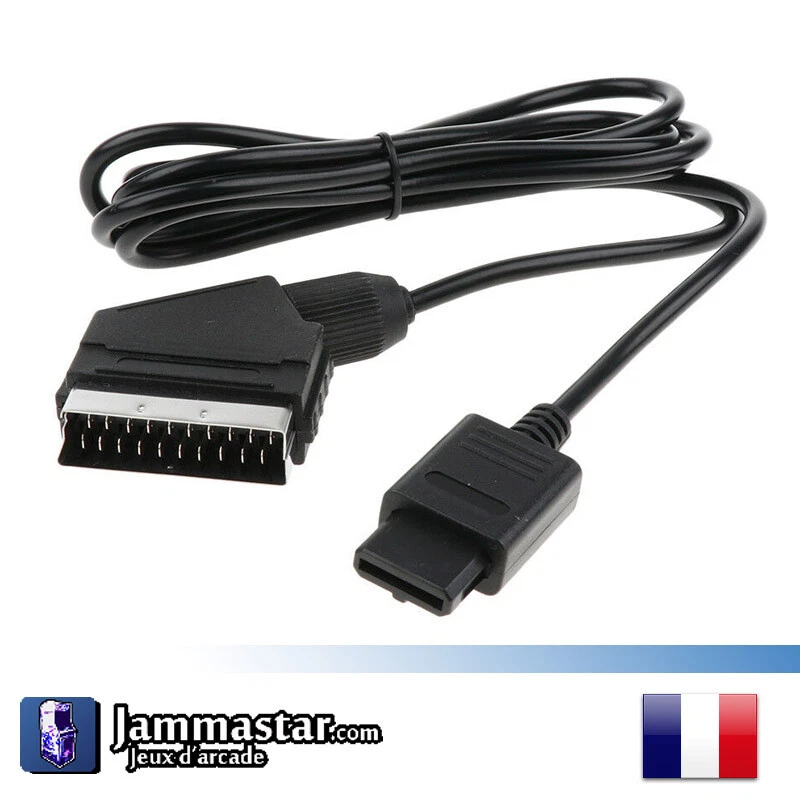 Câble Péritel RGB pour Super Nintendo PAL - Gamecube - Nintendo 64 - SCART Cable