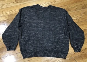 JHANE BARNES Vintage Wearable Optical Art Masterpiece Light Pullover Sweater 90s - Picture 1 of 7